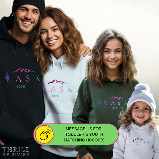 ALASKA Hoodie - Aurora Borealis EDITION