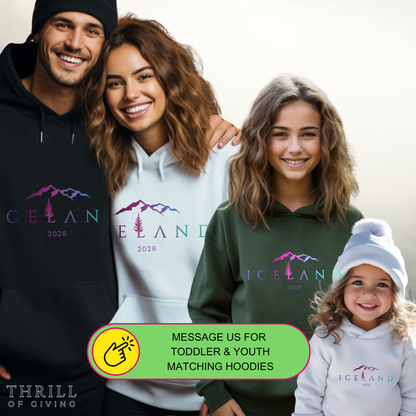 ICELAND Hoodie - Aurora Borealis EDITION