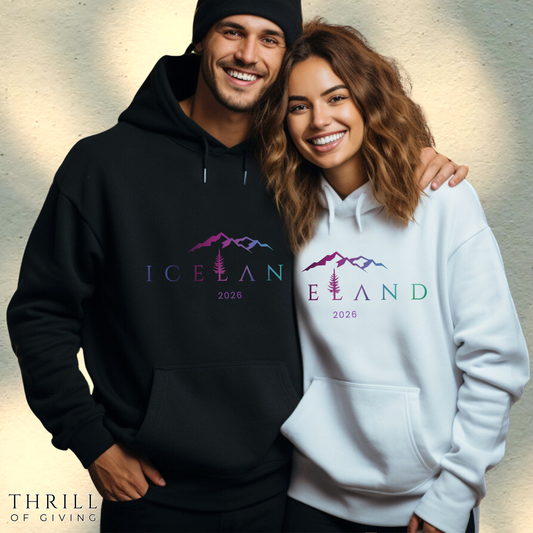ICELAND Hoodie - Aurora Borealis EDITION