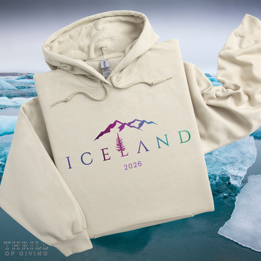 ICELAND Hoodie - Aurora Borealis EDITION