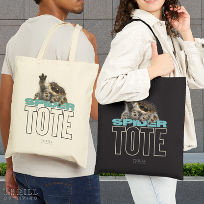 SPIDER  Tote - Cotton Canvas Tote Bag