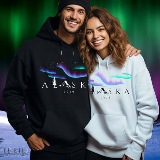 ALASKA Hoodie - Northern Lights Edition