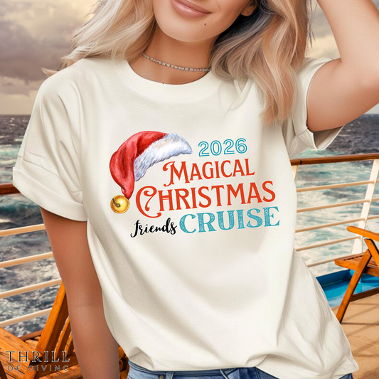 Magical Christmas-  Friends Cruise T-shirt