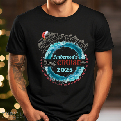Custom Family Christmas CRUISE T-shirt