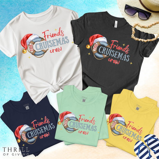 Friends Cruise Crew - Christmas T-shirt