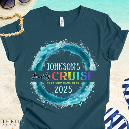 Personalized CRUISE Family T-shirt