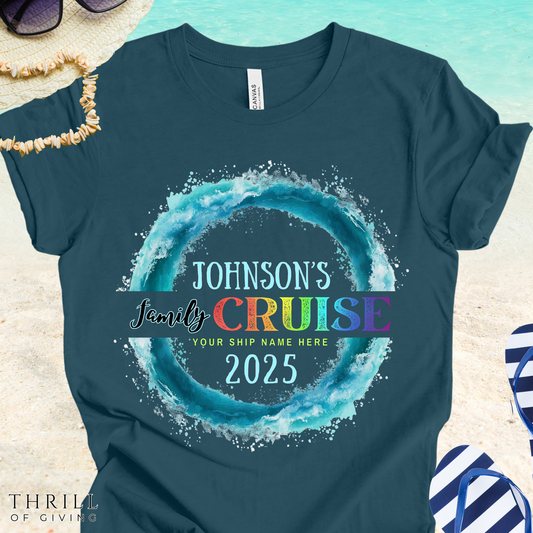Personalized CRUISE Family T-shirt