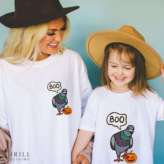 BOO Pigeon Halloween T-shirt