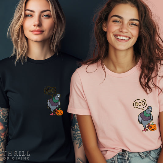 BOO Pigeon Halloween T-shirt
