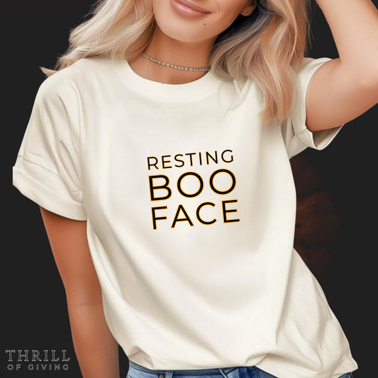 Resting BOO Face Funny Halloween shirt - Unisex