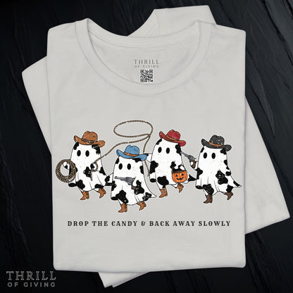 Funny Halloween shirt - Drop the Candy and Back Away Slowly