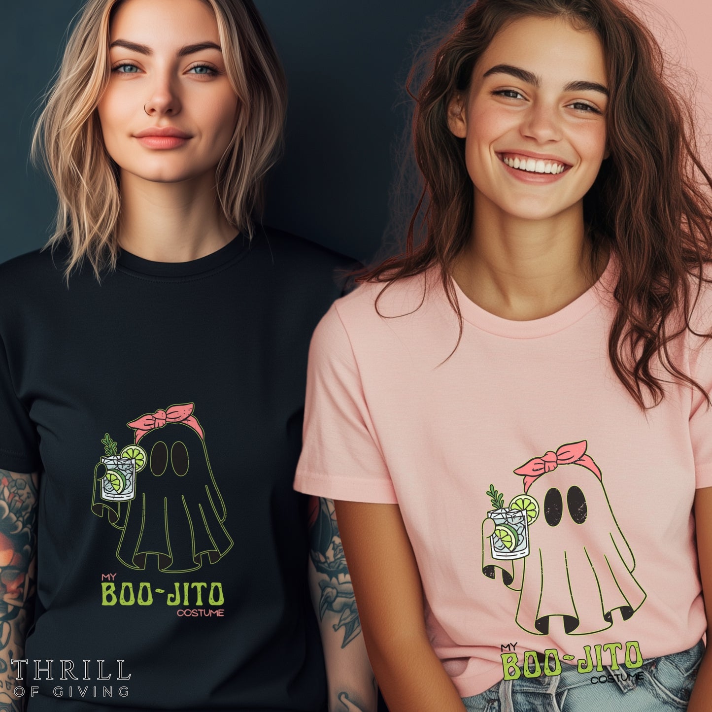 BOOJITO Ghost Shirt - Mojito Ghost - Halloween Bar Hopping tshirt