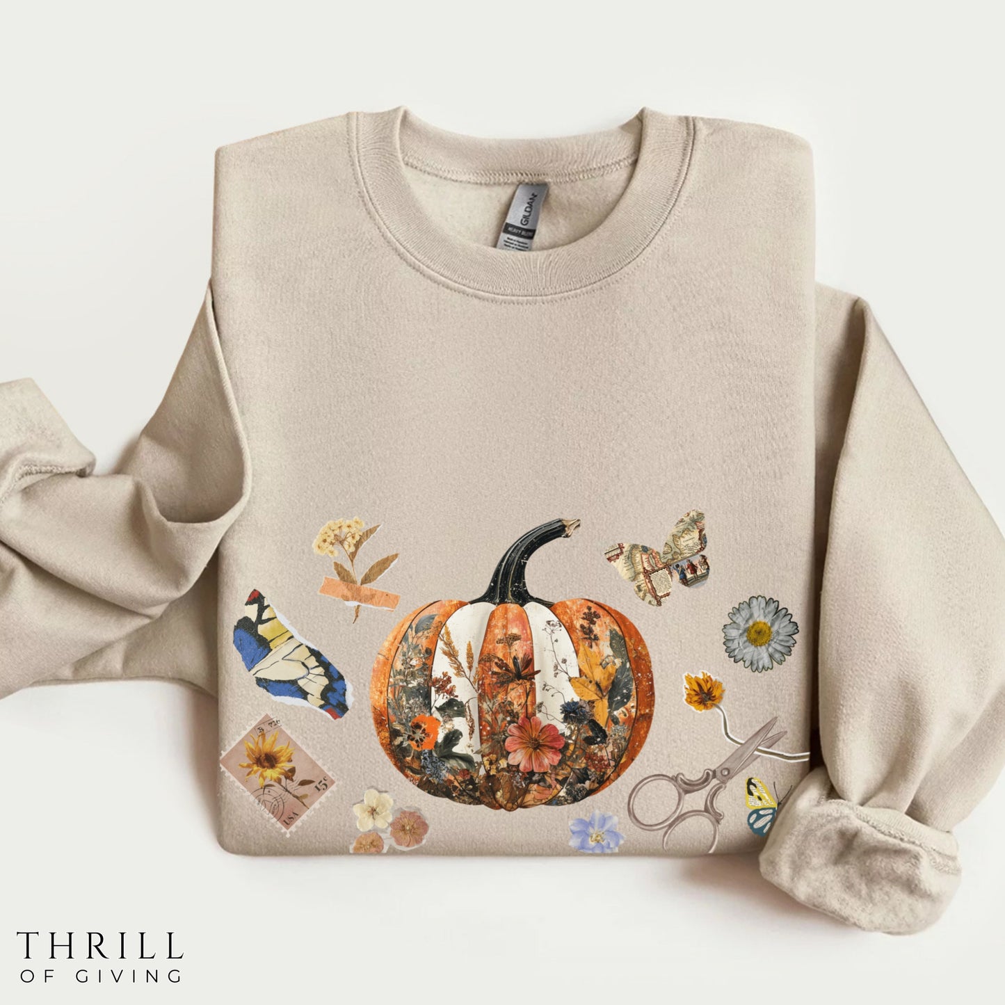 Junk Journaler sweater - Fall Scrapbooking crewneck
