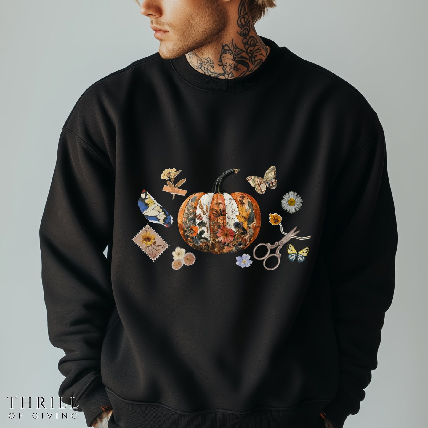 Junk Journaler sweater - Fall Scrapbooking crewneck