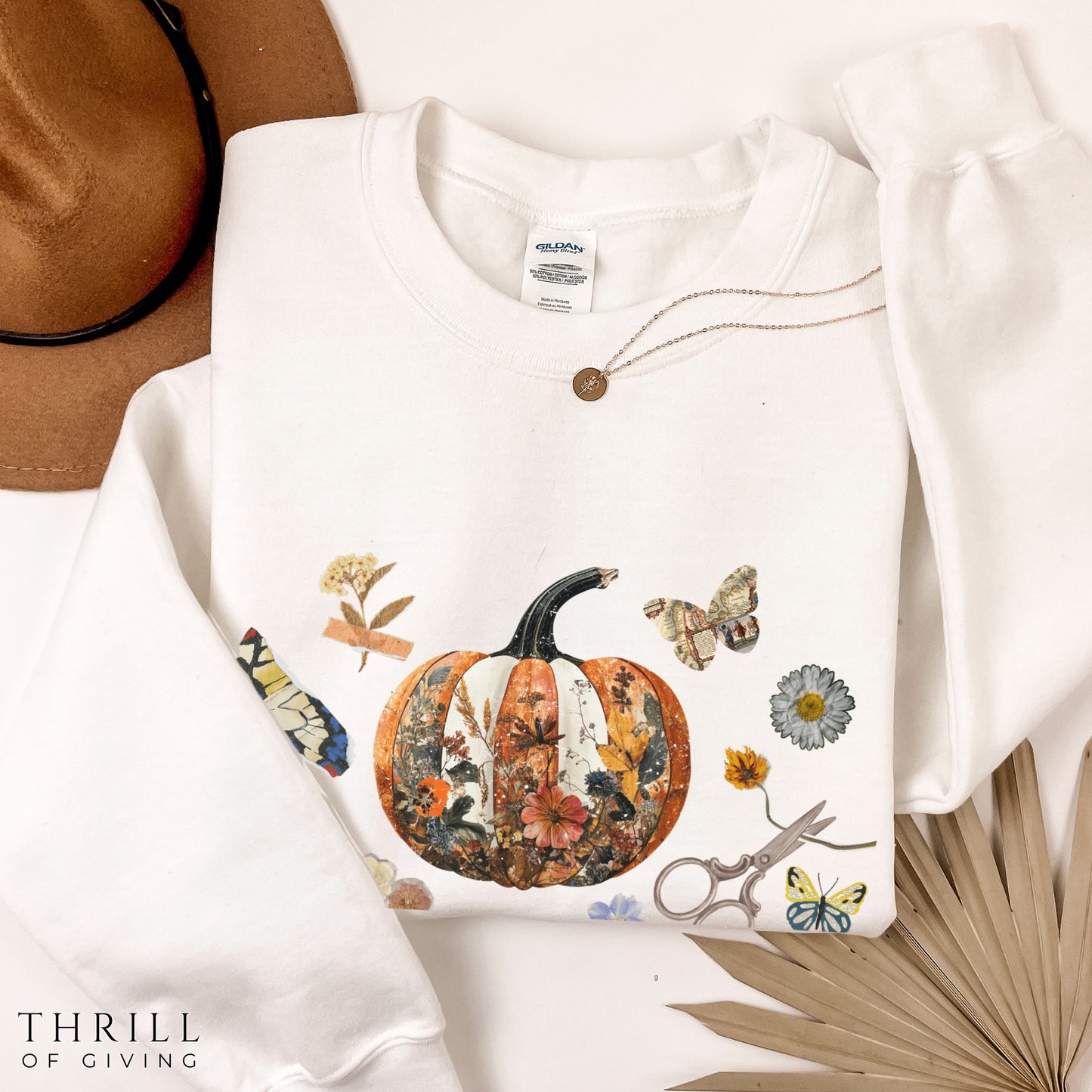 Junk Journaler sweater - Fall Scrapbooking crewneck