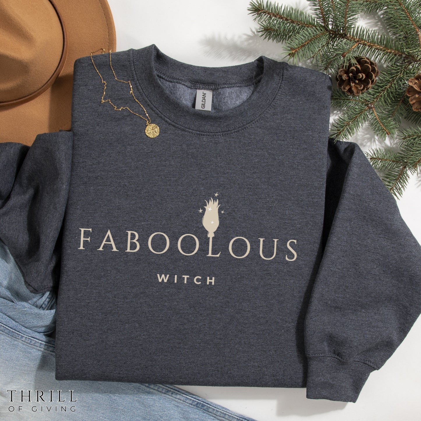 FA-BOO-LOUS Witch Sweatshirt