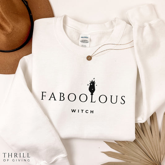 FA-BOO-LOUS Witch Sweatshirt