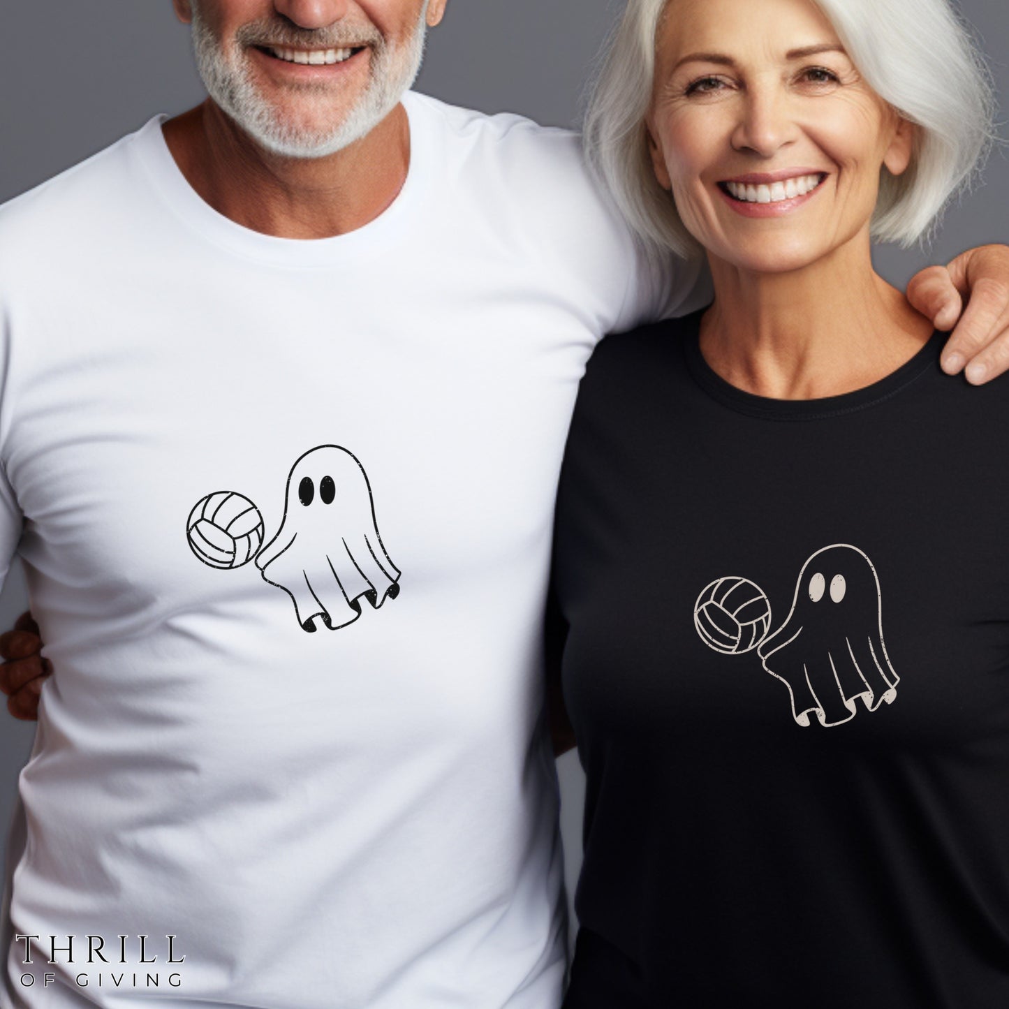 Volleyball Team Ghost T-shirt