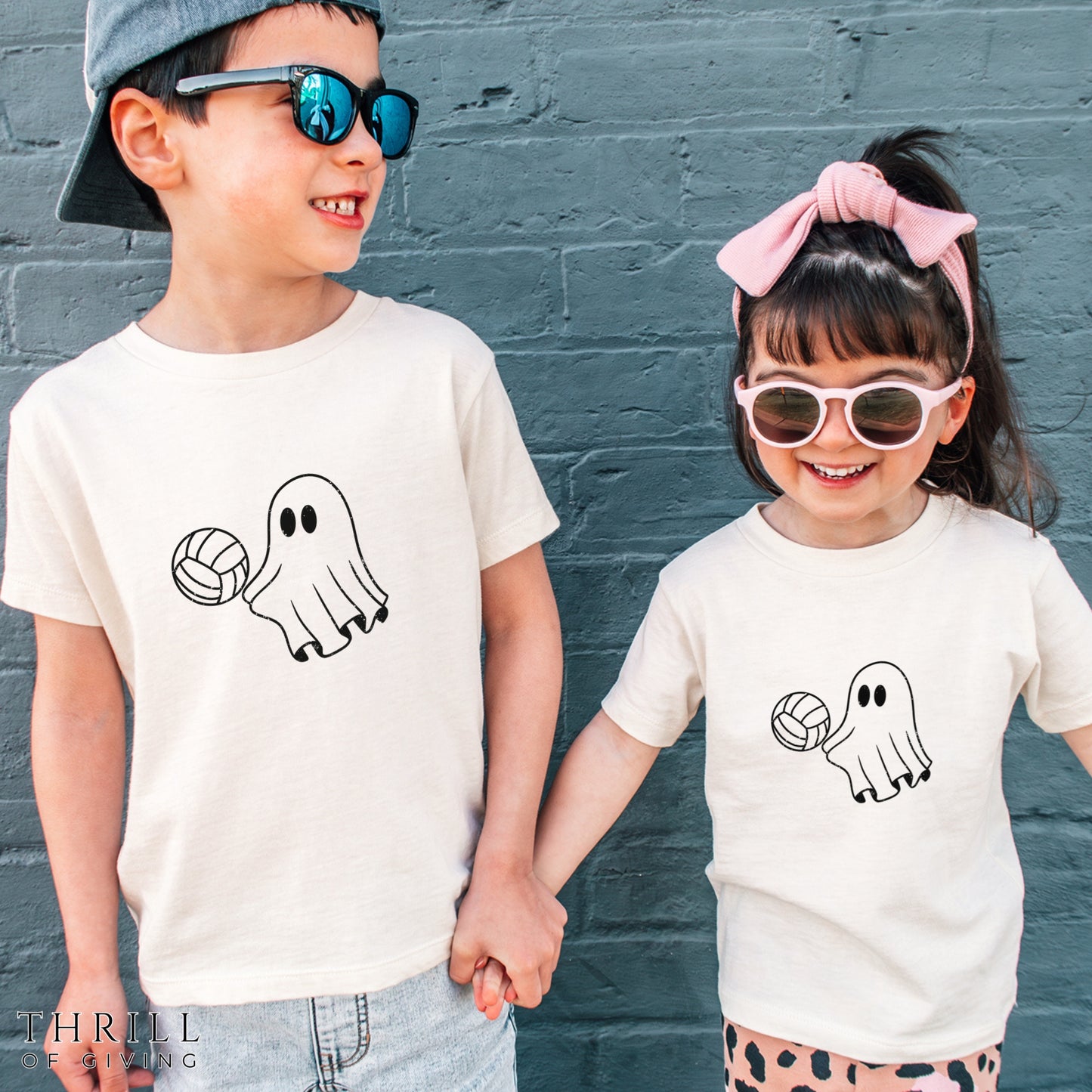 Volleyball Team Ghost T-shirt