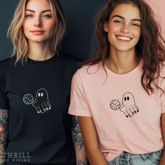 Volleyball Team Ghost T-shirt