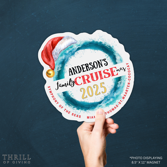 Cruise Door Magnets - Personalized Christmas Matching Family Cruise