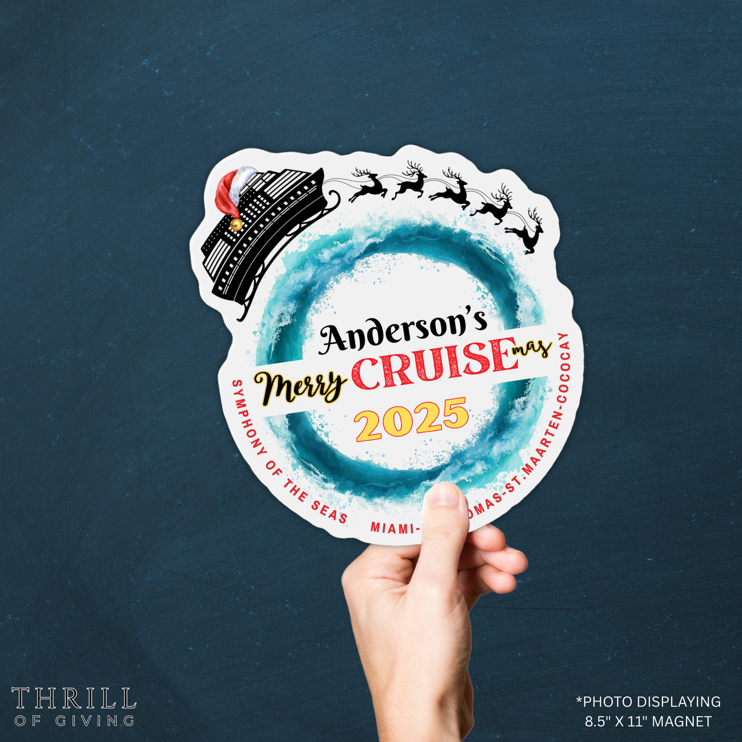 Cruise Door Magnets - Custom Christmas Matching Family Cruise