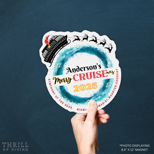 Cruise Door Magnets - Custom Christmas Matching Family Cruise