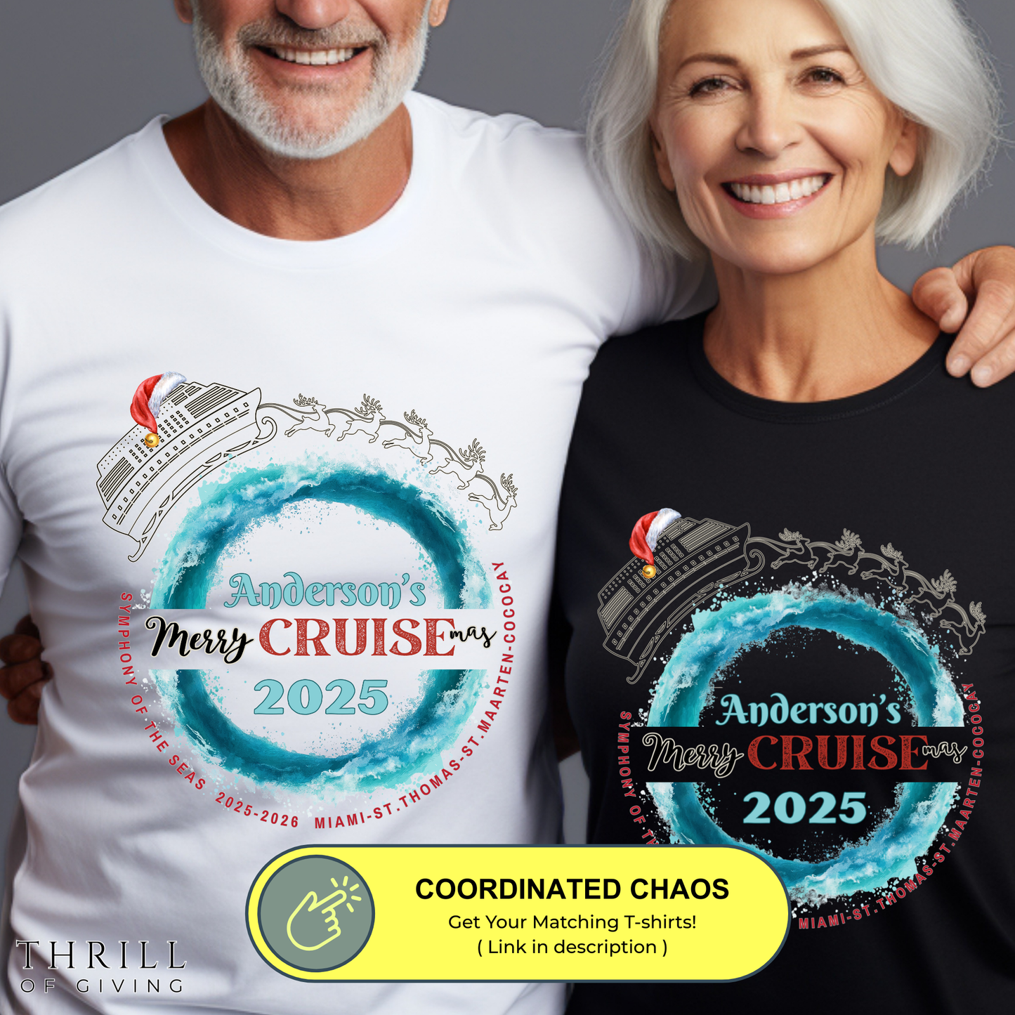 Cruise Door Magnets - Custom Christmas Matching Family Cruise