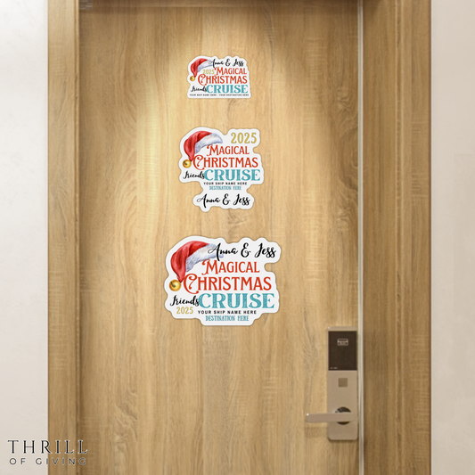 Cruise Door Magnets - Personalized Christmas Friends cruise