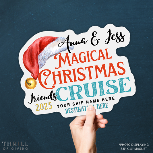 Cruise Door Magnets - Personalized Christmas Friends cruise