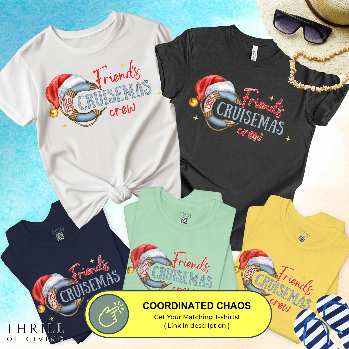 Cruise Door Magnets - Custom Christmas Matching Friends Crew