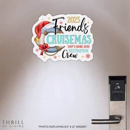 Cruise Door Magnets - Custom Christmas Matching Friends Crew