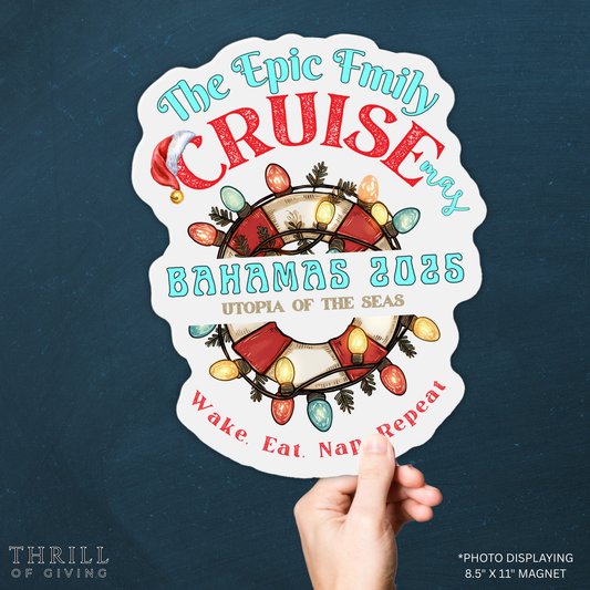 Cruise Door Magnets - Christmas custom Matching Family