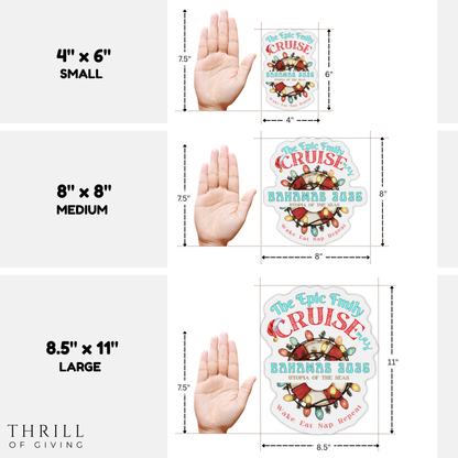 Cruise Door Magnets - Christmas custom Matching Family