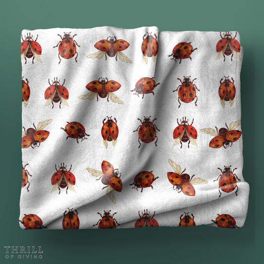 Ladybug Blanket - Personalized