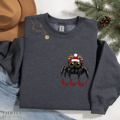 Christmas Spider Sweatshirt