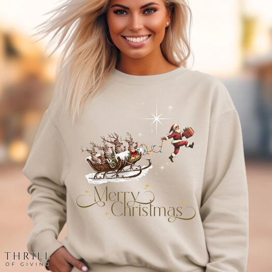 Chill Deer Christmas Sweatshirt