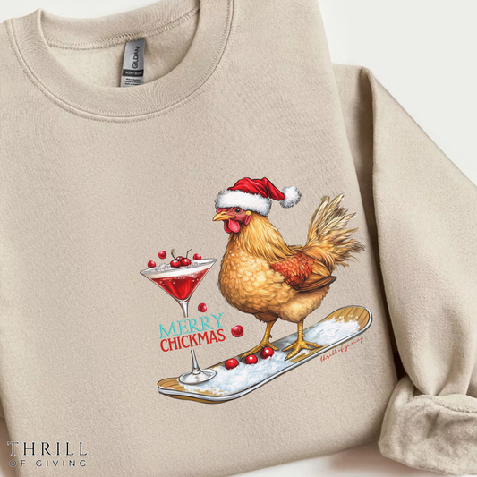 Merry CHICKmas sweater