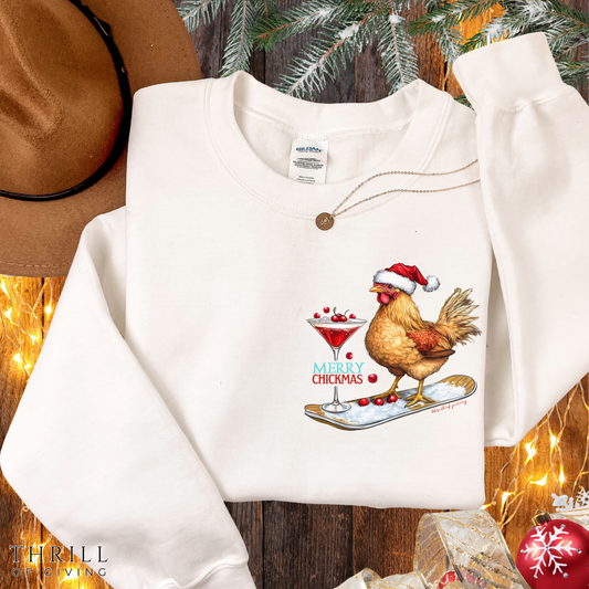 Merry CHICKmas sweater