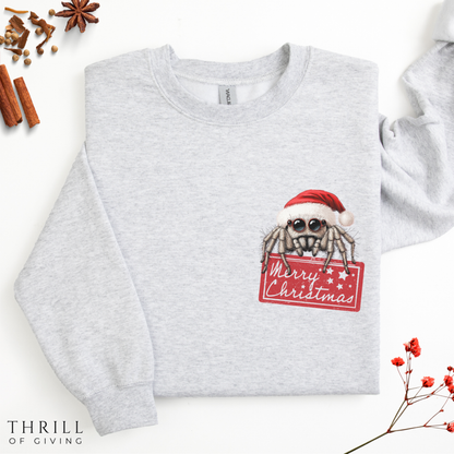 Jumping SPIDER Christmas Sweatshirt