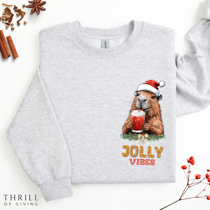 Capybara Jolly Vibes sweater