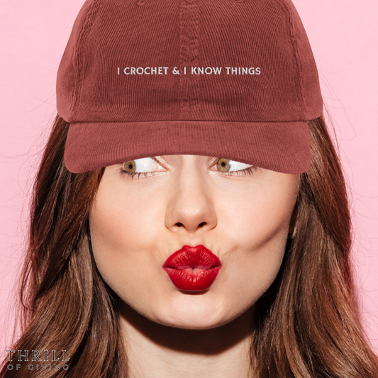 Crocheter Vintage - Corduroy Cap