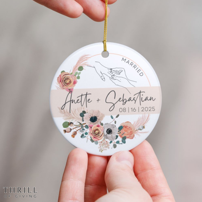 Our First Christmas Married Ornament