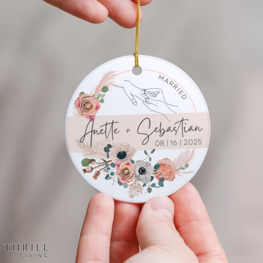 Our First Christmas Married Ornament