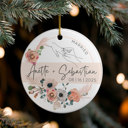 Our First Christmas Married Ornament