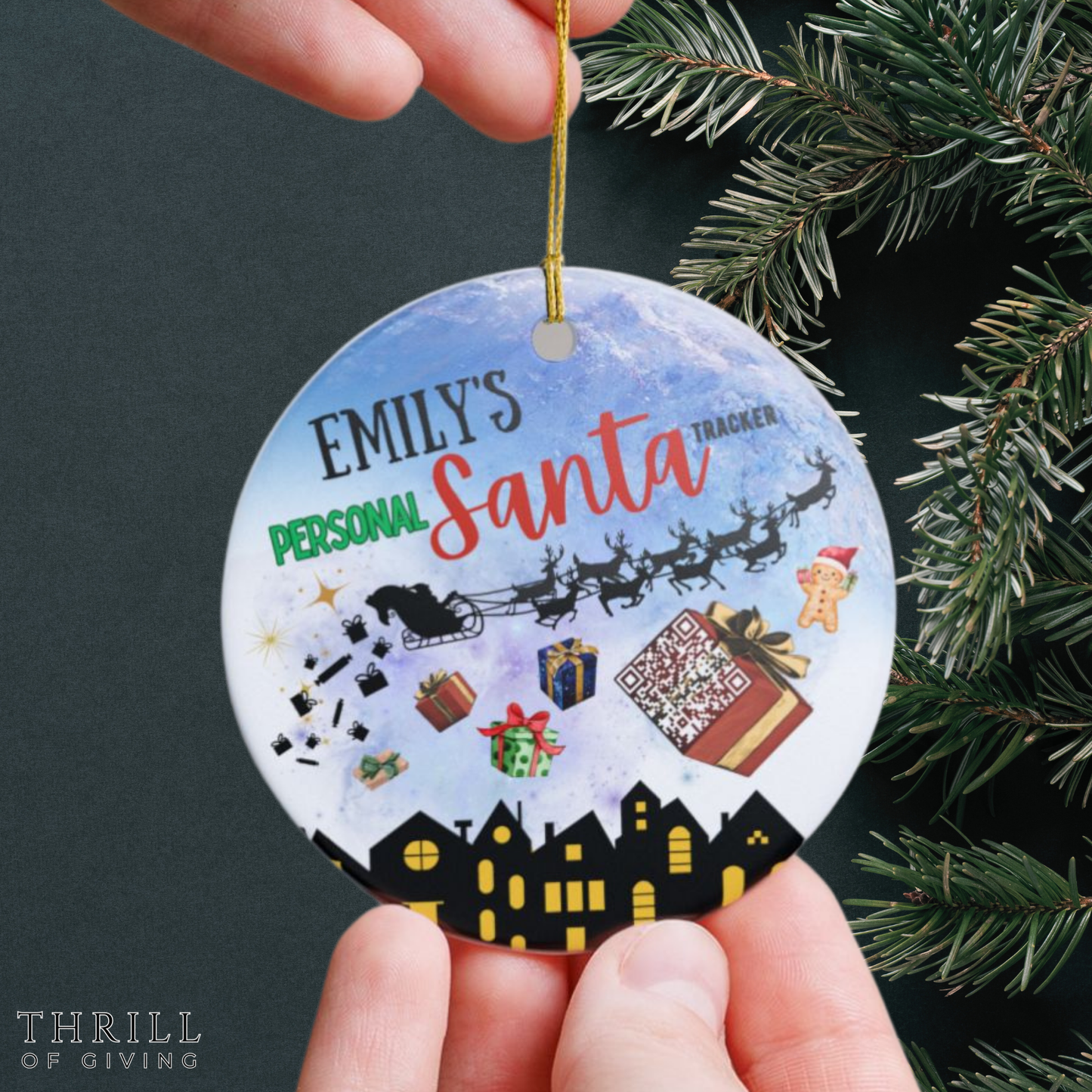 Santa Tracker Ornament