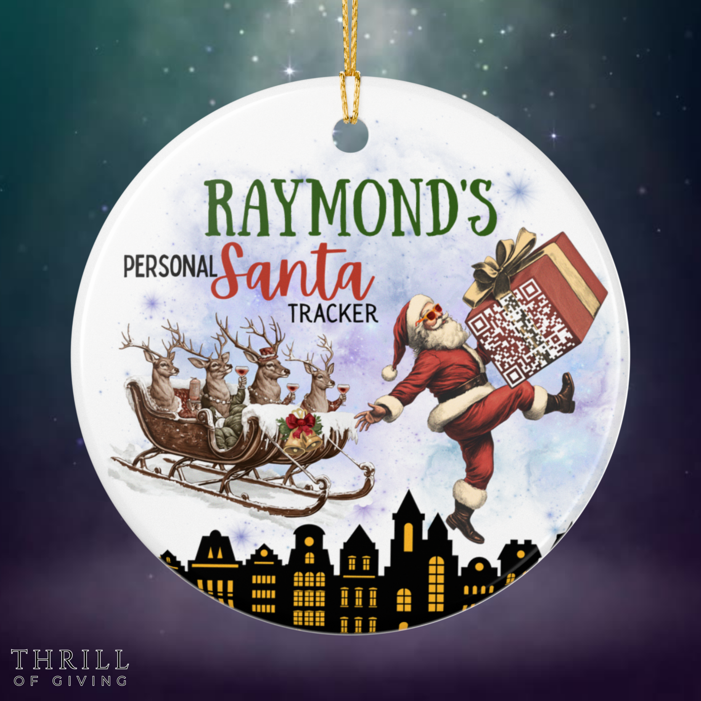 Santa Tracker Ornament