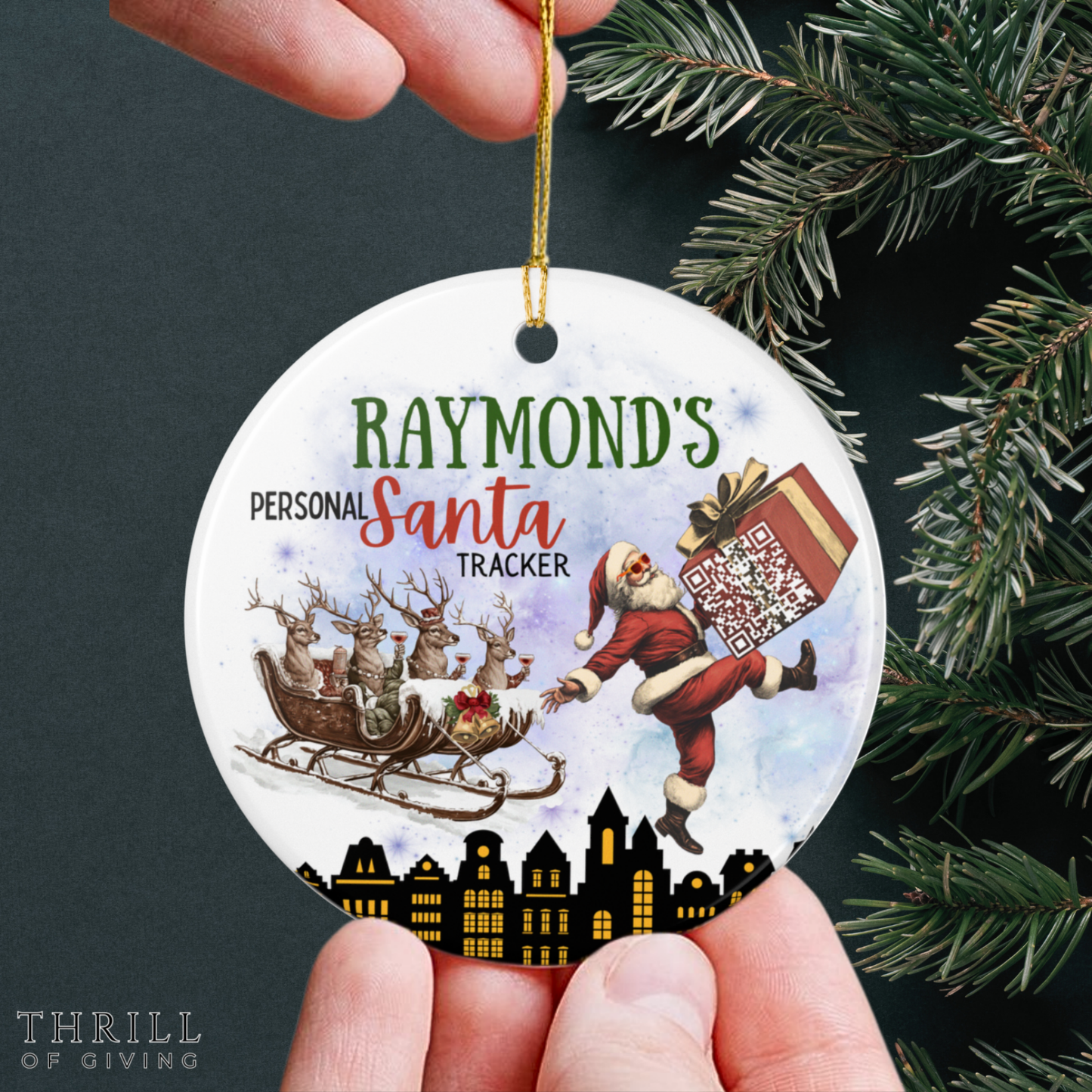 Santa Tracker Ornament