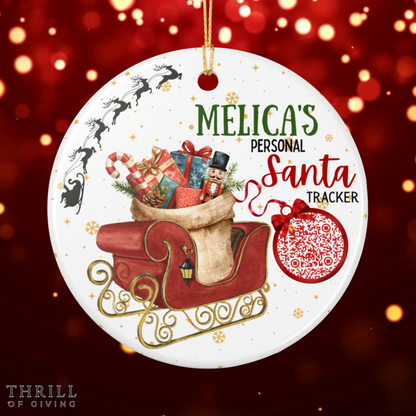 Kid's Santa Tracker Ornament