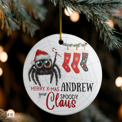 Personalized Spider Ornament